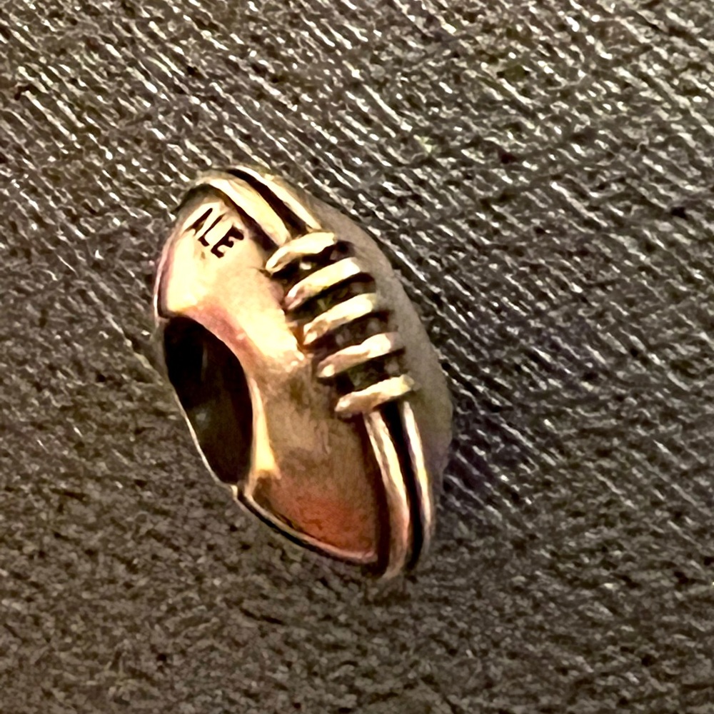Pandora retired football charm.